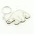 30 Chaveiros Personalizados - MDF Branco - Animais - Urso Polar