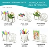 30 Chaveiros Personalizados - MDF Branco - Carros - Van - Maxdecor Decorações