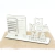 5 Calendário Infinito Display Nome Personalizado Mdf Branco - Cinema