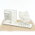 5 Calendário Infinito Display Nome Personalizado Mdf Branco - Elefante
