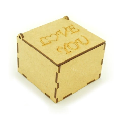 Caixinha Personalizada MDF - Casamento - Love You