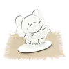 10 Display Personalizado Centro de Mesa MDF Branco - Elefante