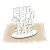10 Display Personalizado Centro de Mesa MDF Branco - Engenharia Florestal