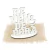 10 Display Personalizado Centro de Mesa MDF Branco - Revendedora