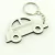 30 Chaveiros Personalizados - MDF Branco - Infantil - Carrinho