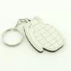 30 Chaveiros Personalizados - MDF Branco - Infantil - Granada