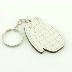 30 Chaveiros Personalizados - MDF Branco - Infantil - Granada