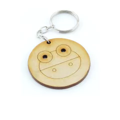 30 Chaveiros Personalizados Mdf - Infantil - Sapinho