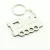 30 Chaveiros Personalizados - MDF Branco - Infantil - Trem