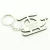 30 Chaveiros Personalizados - MDF Branco - Infantil - Helicóptero