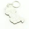 30 Chaveiros Personalizados - MDF Branco - Infantil - Lobinho