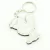 30 Chaveiros Personalizados - MDF Branco - Infantil - Passarinho