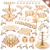 Kit Festa Provençal MDF - Ursinho - 50 peças