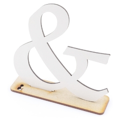 Letras e Números Decorativos de Mesa MDF Branco - Escolher - comprar online