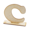 Letras e Números Decorativos de Mesa MDF Crú - Escolher - Maxdecor Decorações