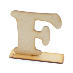 Letras e Números Decorativos de Mesa MDF Crú - Escolher