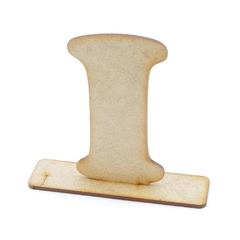 Letras e Números Decorativos de Mesa MDF Crú - Escolher - Maxdecor Decorações