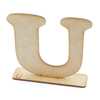 Letras e Números Decorativos de Mesa MDF Crú - Escolher - Maxdecor Decorações