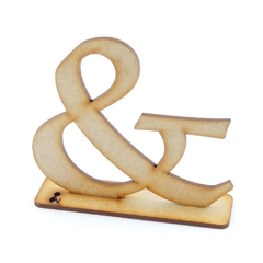 Letras e Números Decorativos de Mesa MDF Crú - Escolher - comprar online