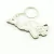 30 Chaveiros Personalizados - MDF Branco - Maternidade - Elefante Coração