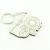 30 Chaveiros Personalizados - MDF Branco - Maternidade - Margarida