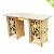 Mesa Decorativa Provençal Mdf - Desmontável - Floral