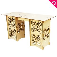 Mesa Decorativa Provençal Mdf - Desmontável - Ladrilhado