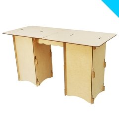 Mesa Decorativa Provençal Mdf - Desmontável - Liso