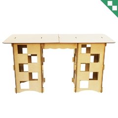 Mesa Decorativa Provençal Mdf - Desmontável - Xadrez - comprar online