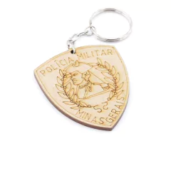 30 Chaveiros Personalizados Mdf - Polícia Militar - Minas Gerais