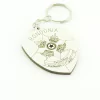 30 Chaveiros Personalizados - MDF Branco - Militar - Rondônia