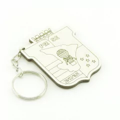 30 Chaveiros Personalizados - MDF Branco - Militar - Sergipe