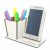 Porta Celular e Porta Canetas Personalizado MDF - Pedagogia