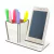 Porta Celular e Porta Canetas Personalizado MDF - Coroa