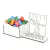 Porta Doces Com Display e Nome Personalizado Mdf - Festa Junina