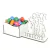 Porta Doces Com Display e Nome Personalizado Mdf - Engenharia
