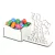 Porta Doces Com Display e Nome Personalizado MDF - Gastromia