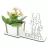 Porta Flores Display Nome Personalizado MDF Branco - Logística