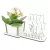 Porta Flores Display Nome Personalizado MDF Branco - Química