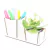 Porta Flor e Lápis Personalizado MDF Branco - Manicure