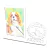 Porta Retrato Personalizado Display Mdf Branco Urso Coroa