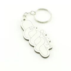 30 Chaveiros Personalizados - MDF Branco - Profissão - Odontologia