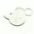 30 Chaveiros Personalizados - MDF Branco - Religioso - Pomba da Paz