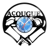 Relógio De Parede - Disco de Vinil - Comercial - Açougue - VCM-009