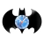 Relógio De Parede - Disco de Vinil - Diversos - Morcego Batman - VDI-016