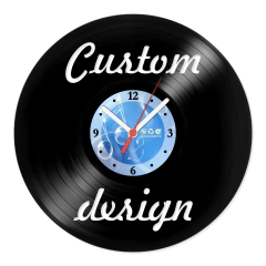 Relógio De Parede - Disco de Vinil - Personalizado - Customizado - VP-005