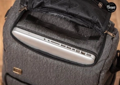 Mochila Oxford gris y negro - tienda online