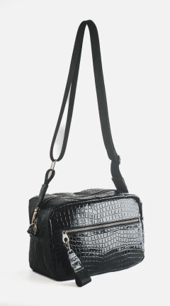CARTERA fotográfica Pampa - NEGRA - Charol - comprar online