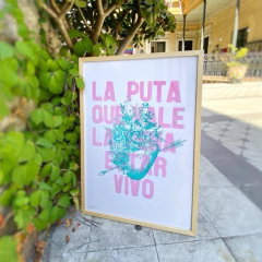 Serigrafía Estar vivo