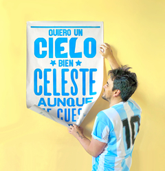 Afiche Celeste